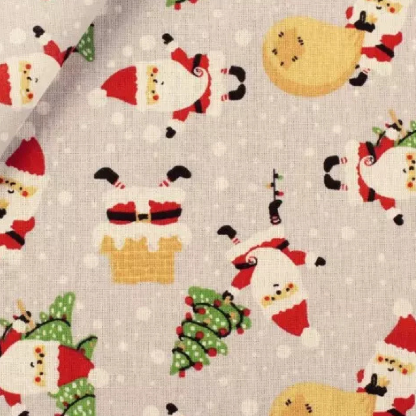 Coupon 45x45cm - Tissu coton Motif Noël