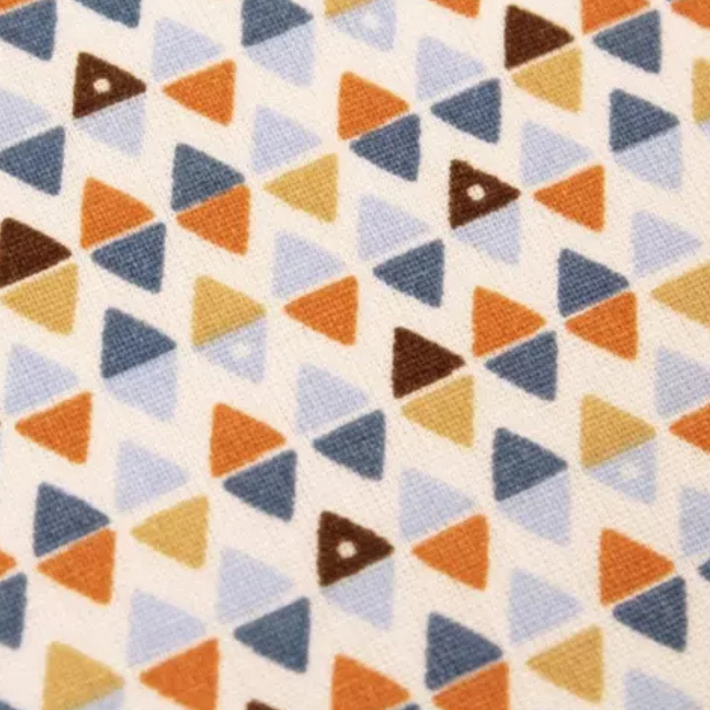Coupon 50x50cm - Tissu coton Motif triangles