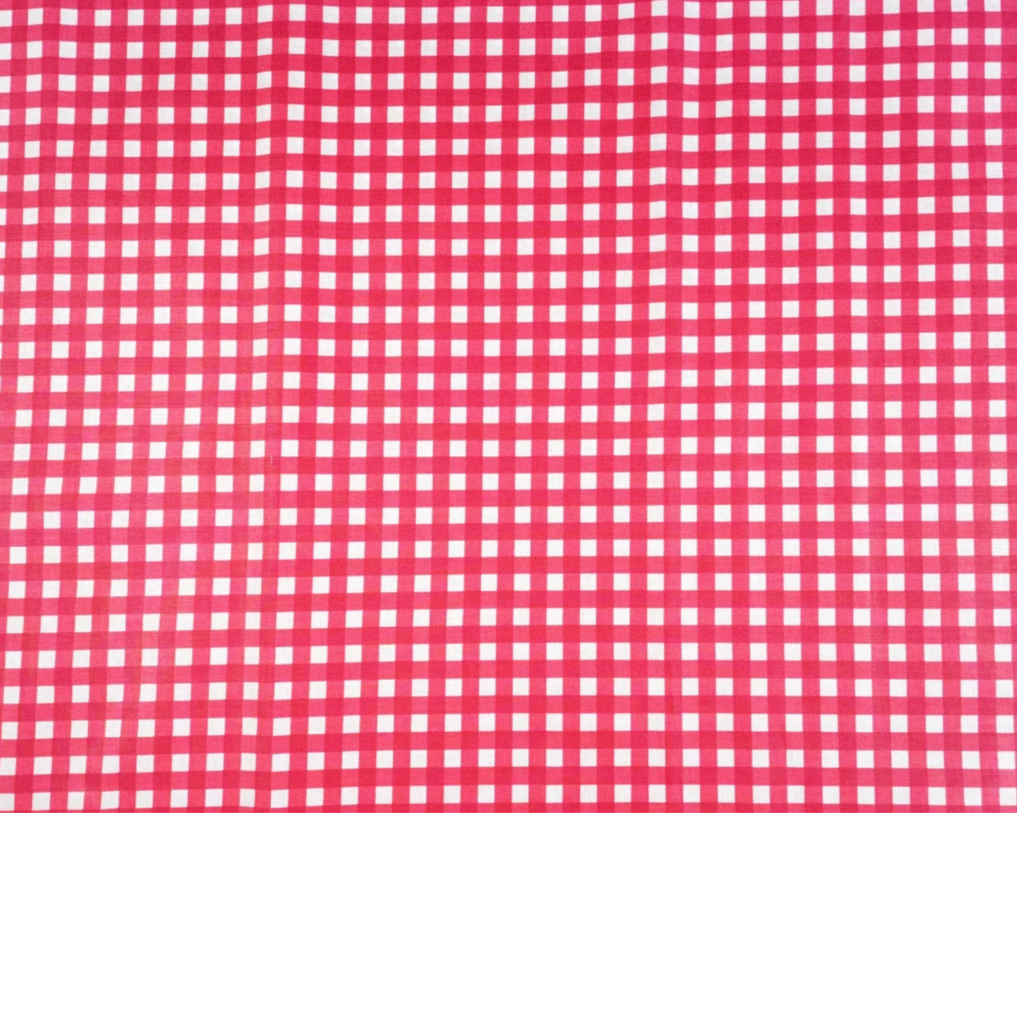 Coupon 50x50cm - Tissu coton Motif carreaux rouge