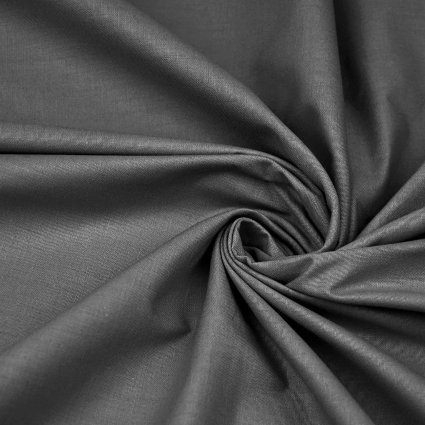 Coupon 50x50cm - Tissu coton gris foncé uni