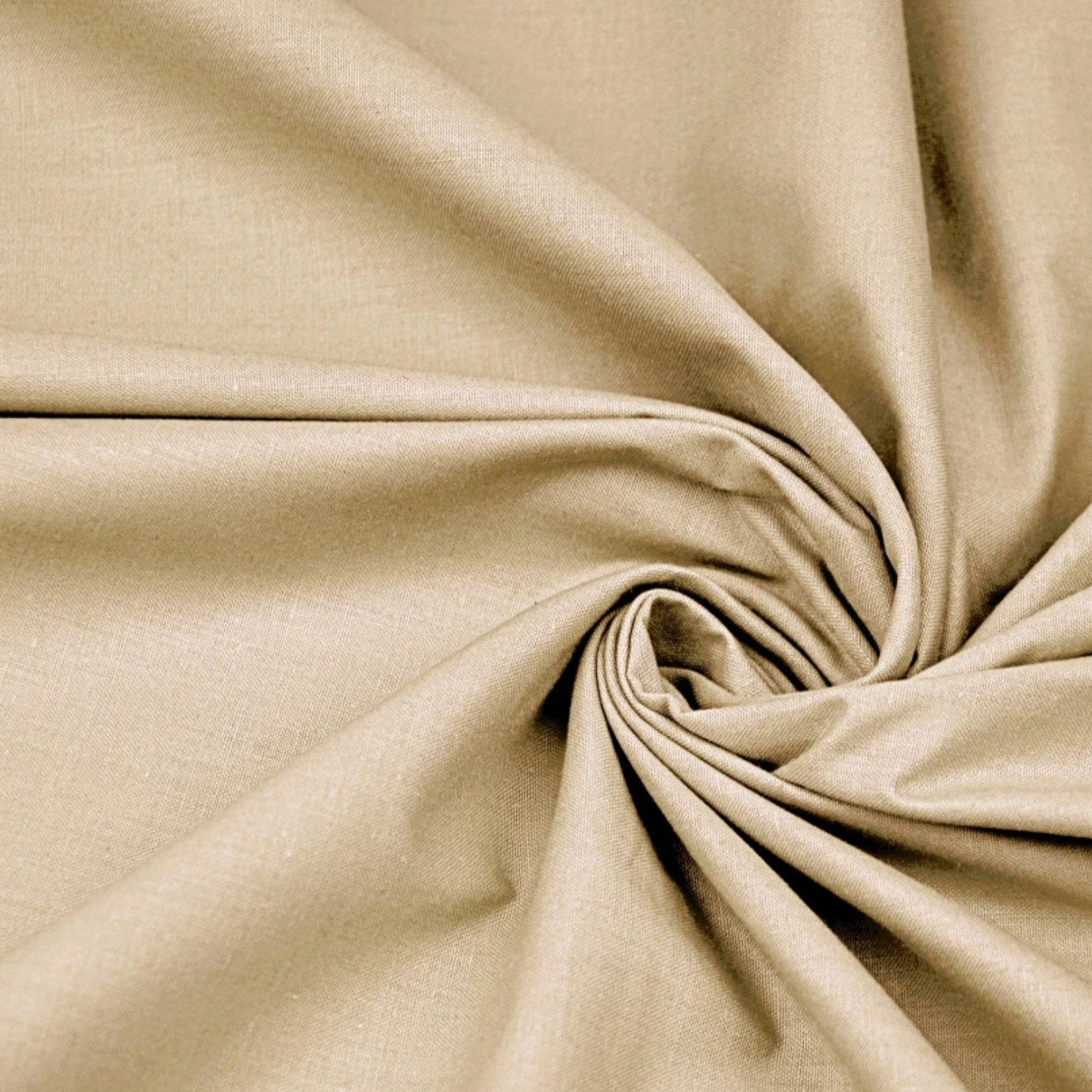 Coupon 50x50cm - Tissu coton cacao uni