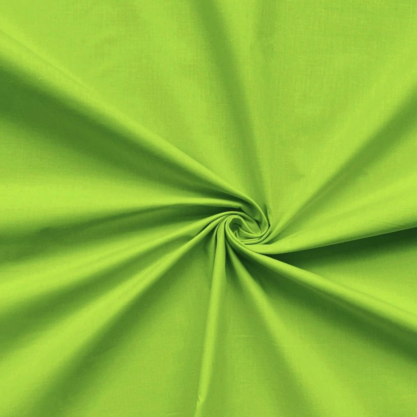 Coupon 50x50cm - Tissu coton vert pomme uni