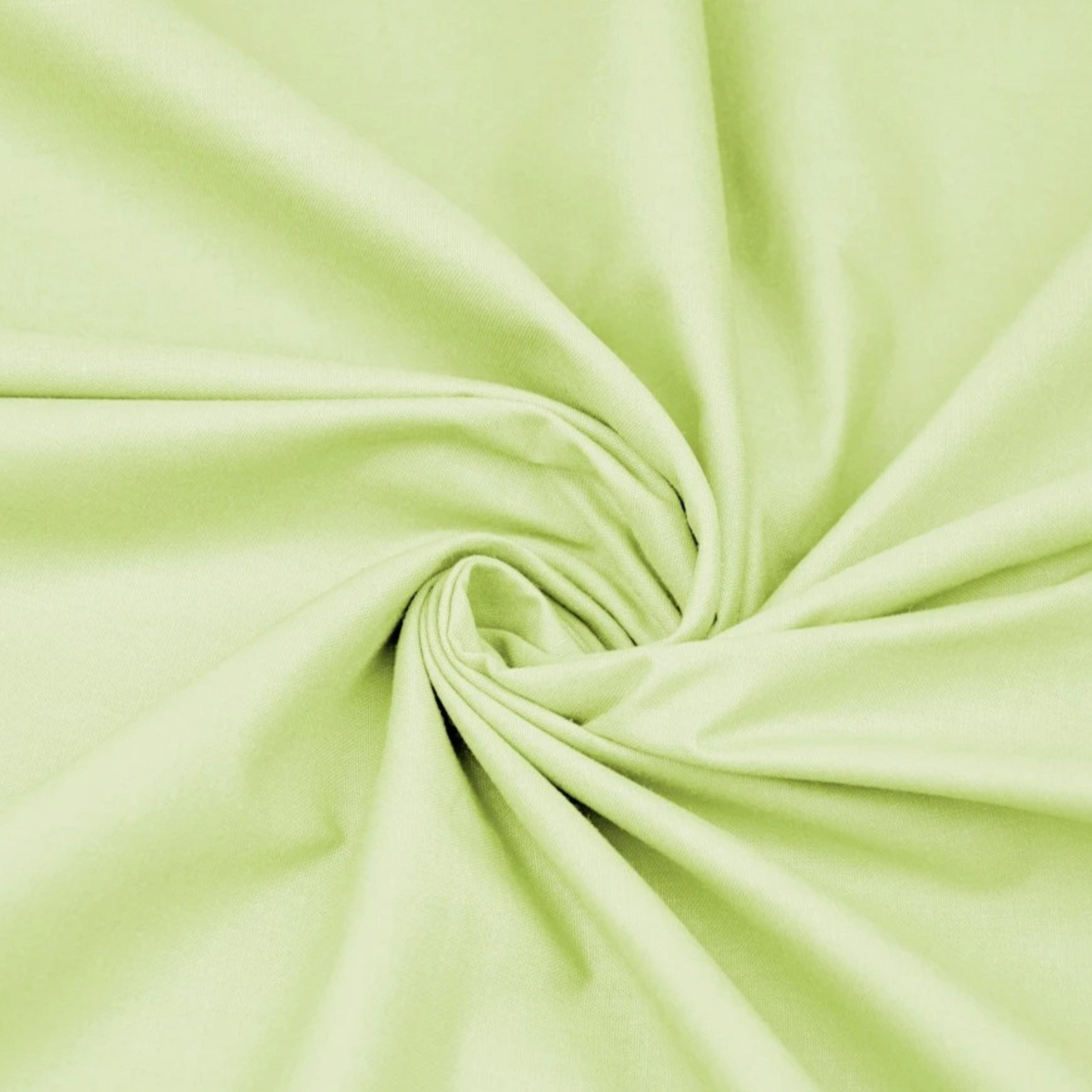 Coupon 50x50cm - Tissu coton vert pistache uni