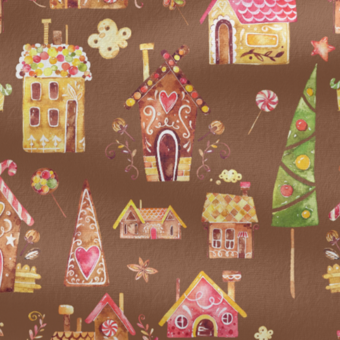 Coupon 50x50cm - Tissu coton Motif Noël