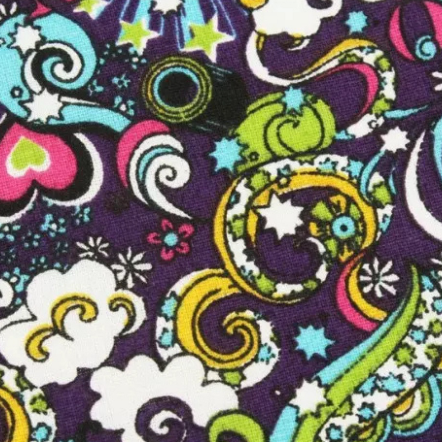Coupon 45x45cm - Tissu coton Motifs colorés