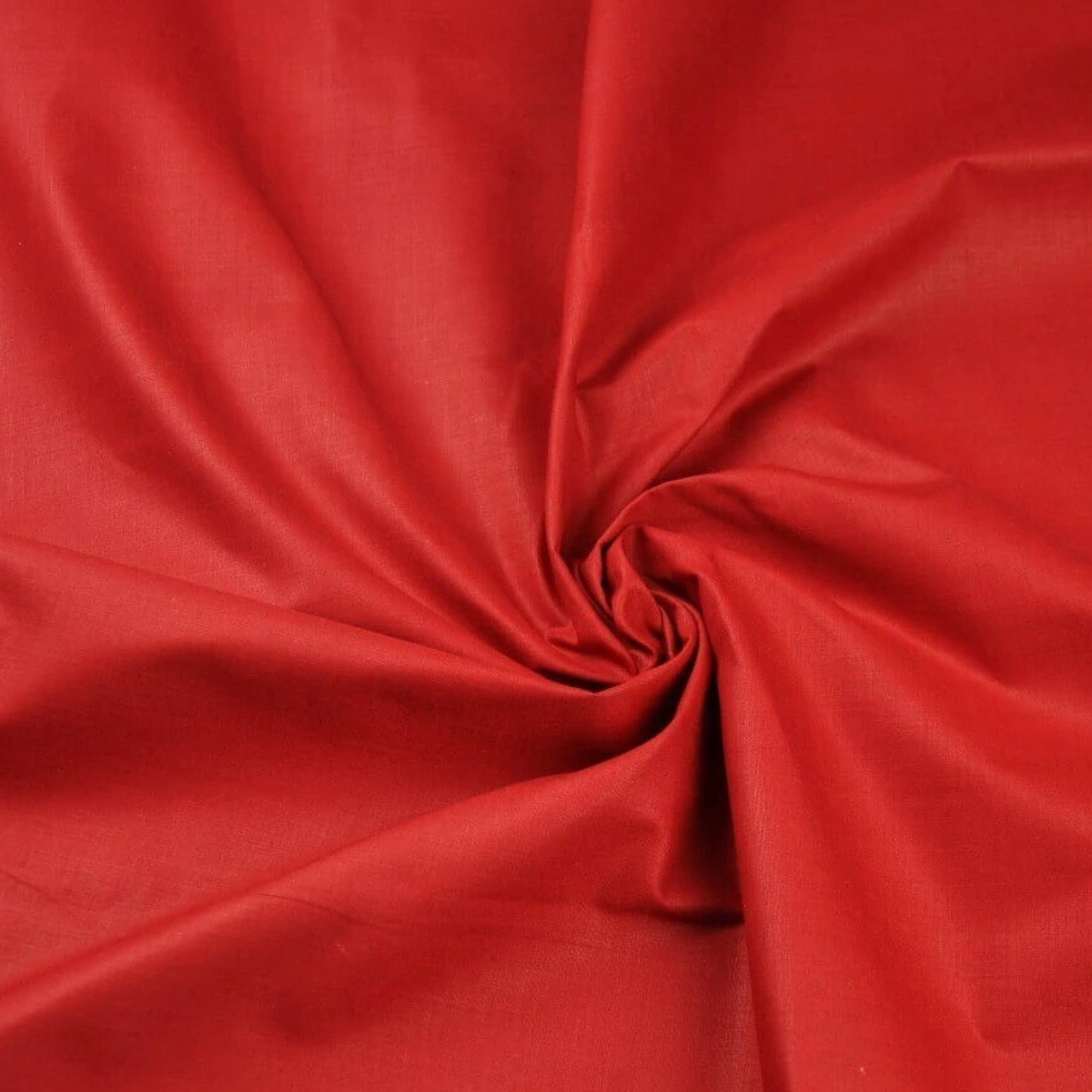 Coupon 50x50cm - Tissu coton rouge uni