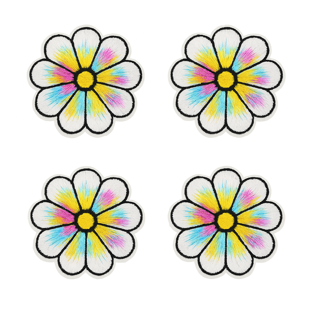 Lot de 4 Patch écusson thermocollant