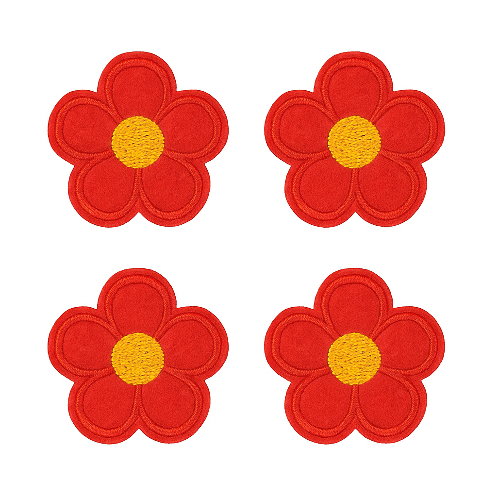 Lot de 4 Patch écusson thermocollant