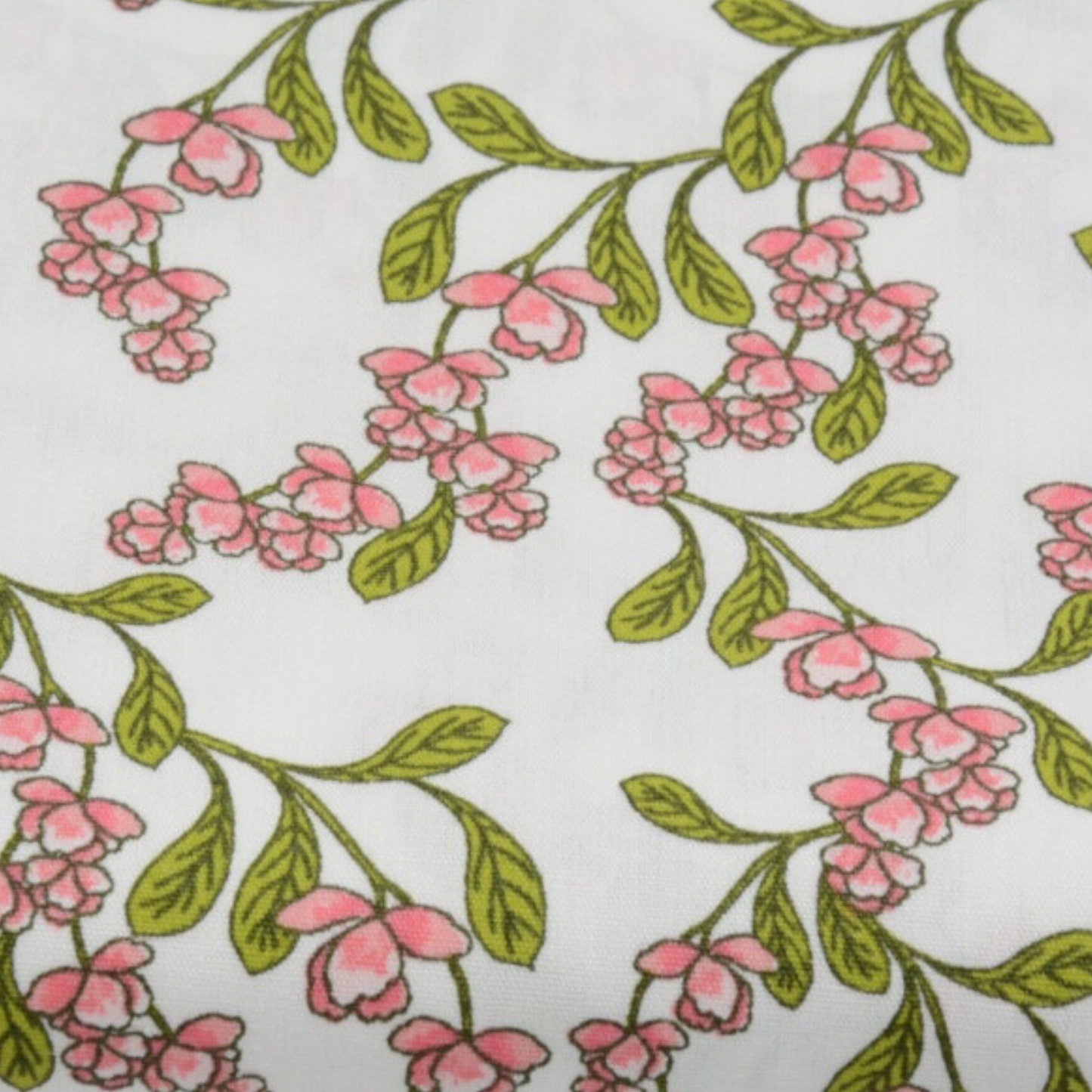 Coupon 45x45cm - Tissu coton Motif fleurs