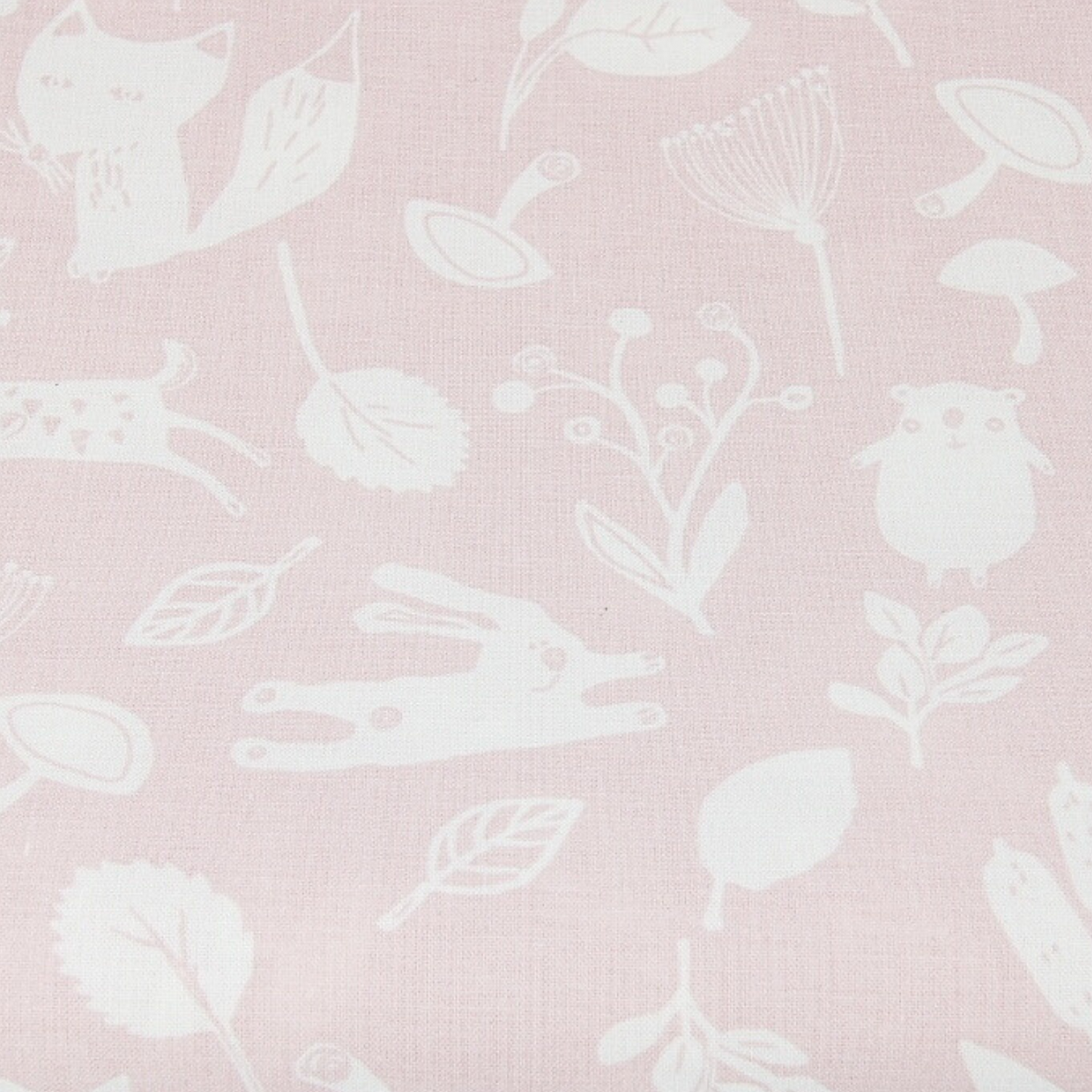 Coupon 45x45cm - Tissu coton Motif animaux rose