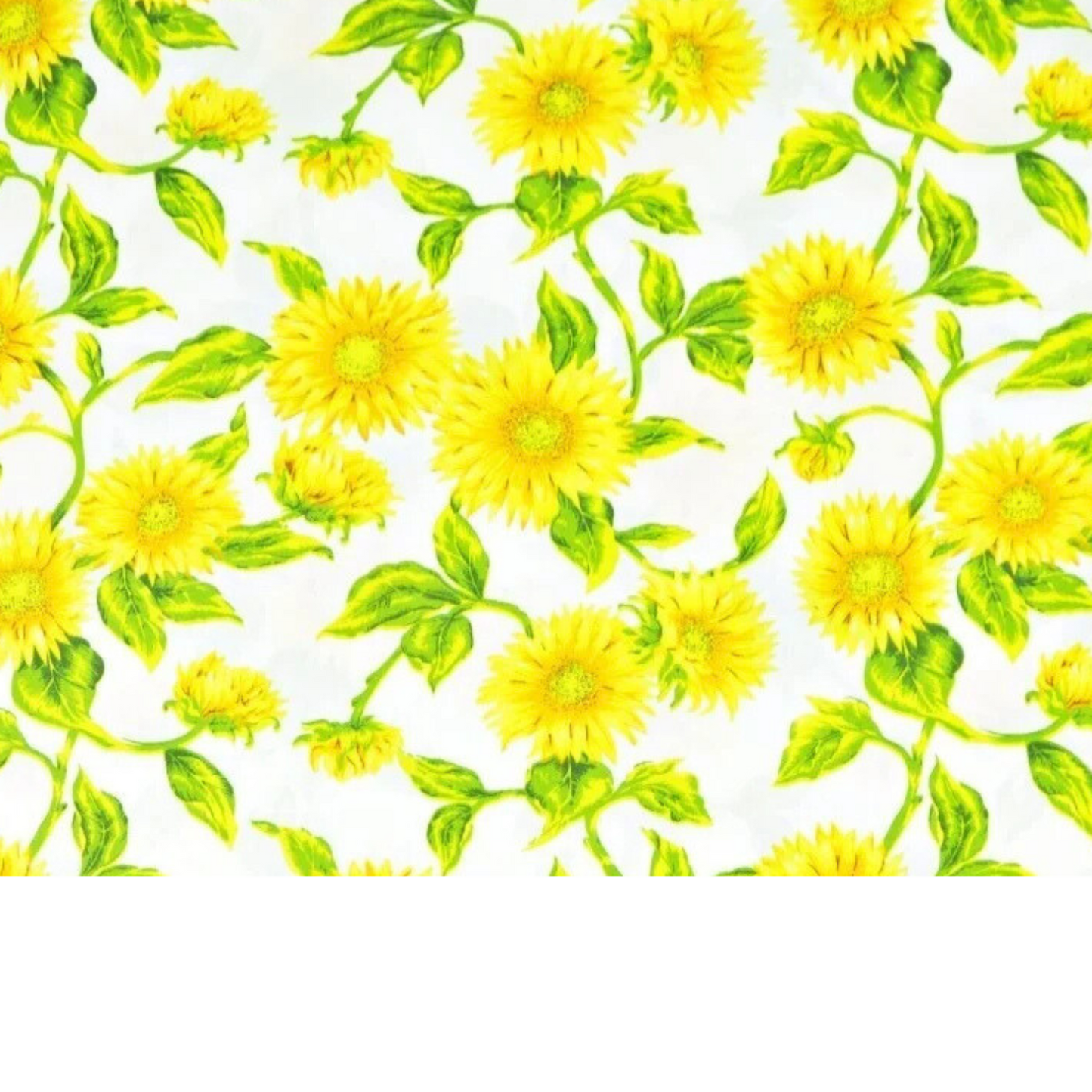 Coupon 50x50cm - Tissu coton Motif fleurs