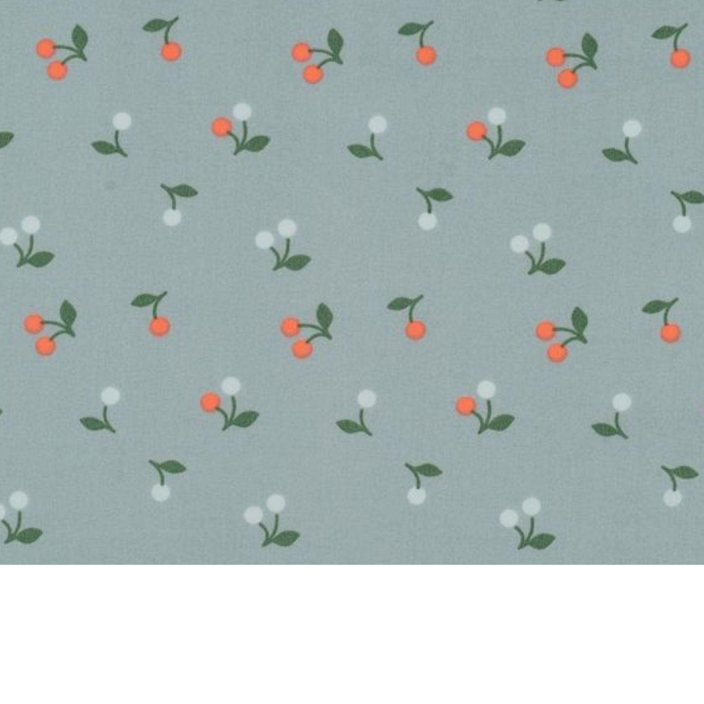 Coupon 45x45cm - Tissu coton Motif cerises