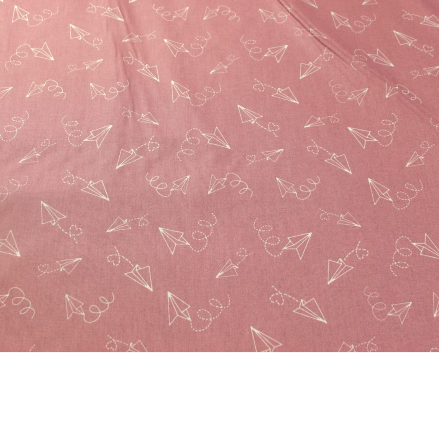 Coupon 45x45cm - Tissu coton Motif avion en papier
