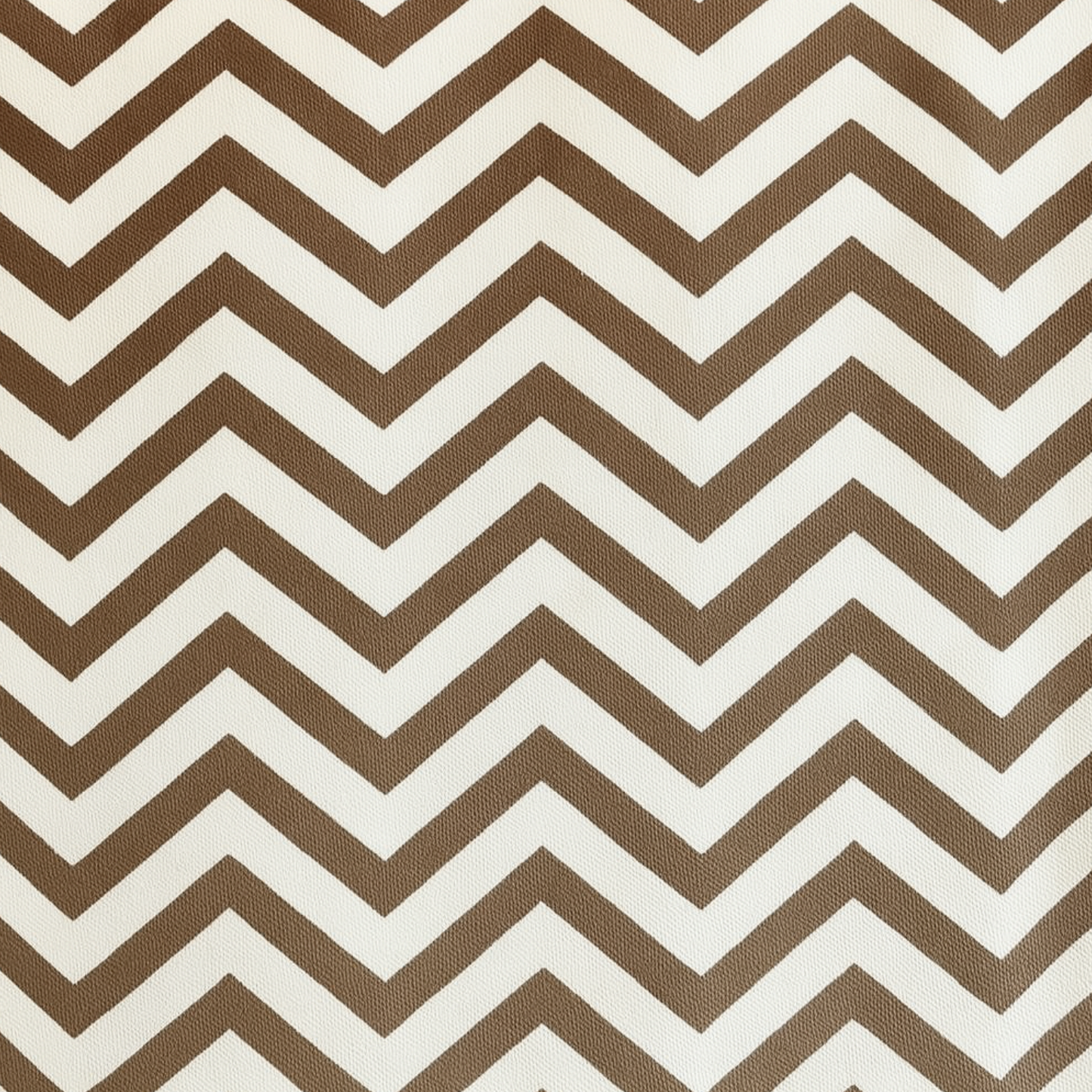 Coupon 45x45cm - Tissu coton Motif zigzag marron