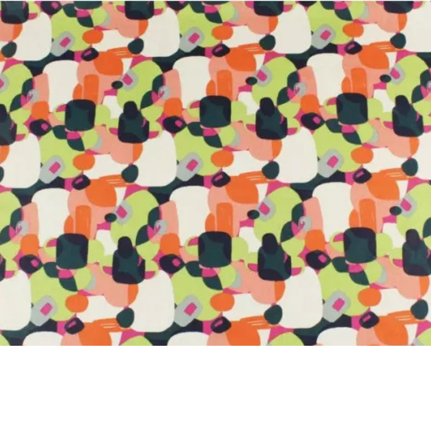 Coupon 45x45cm - Tissu coton Motif formes géométriques