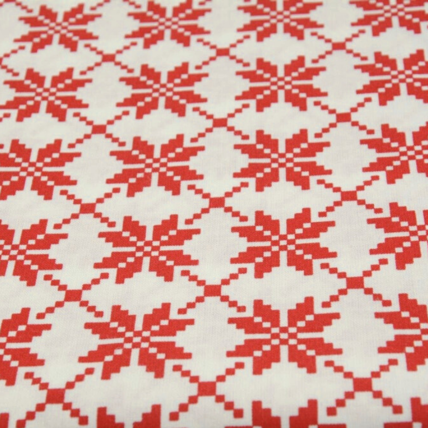 Coupon 45x45cm - Tissu coton Motif flocons de neige