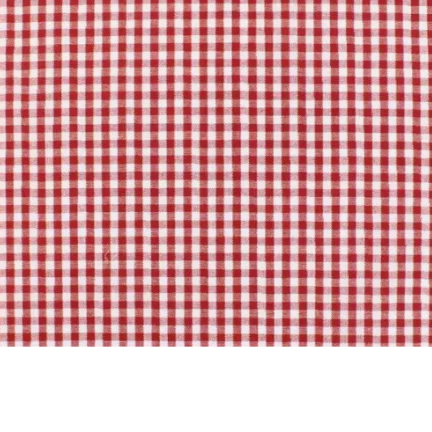 Coupon 50x50cm - Tissu coton Motif vichy rouge