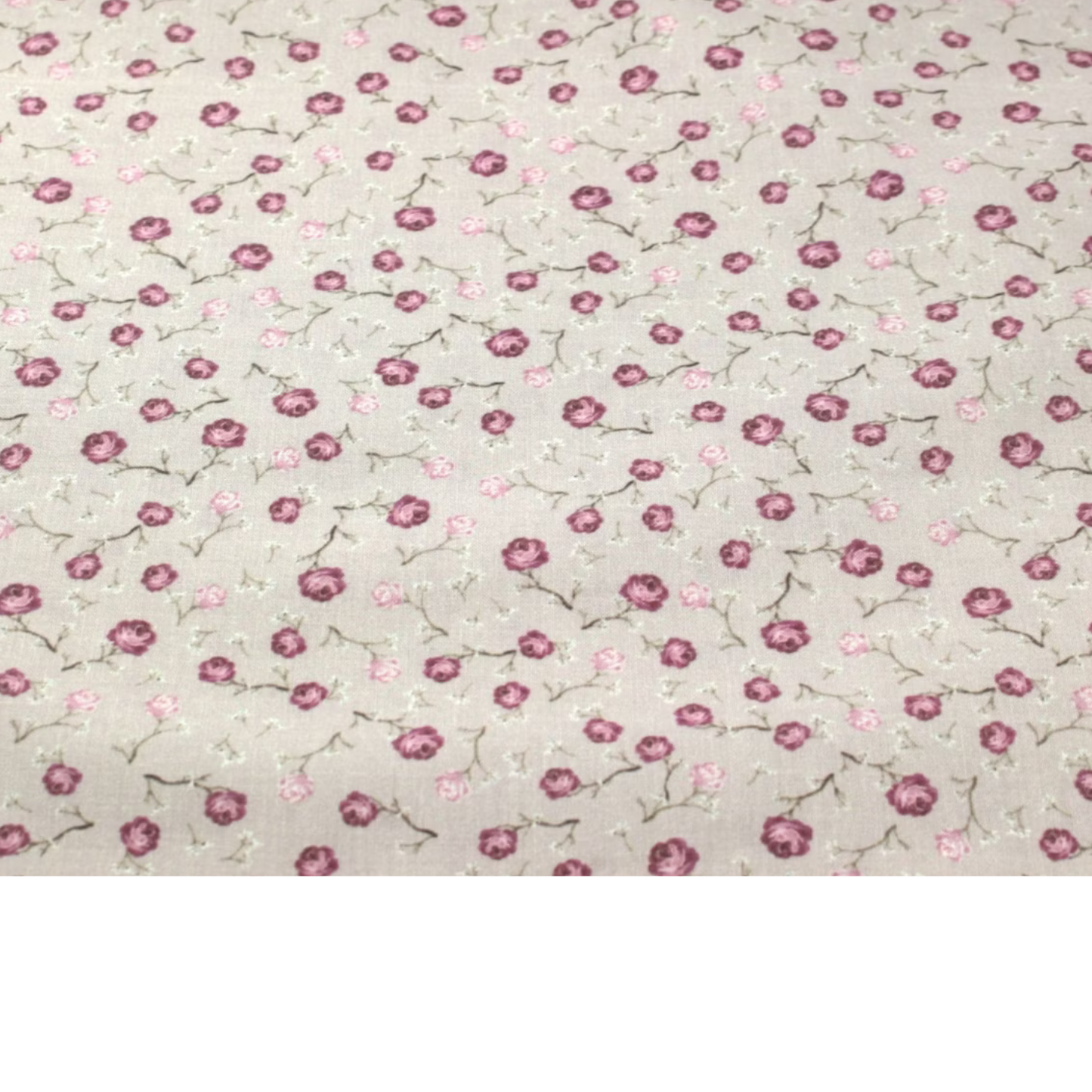 Coupon 45x45cm - Tissu coton Motif fleurs