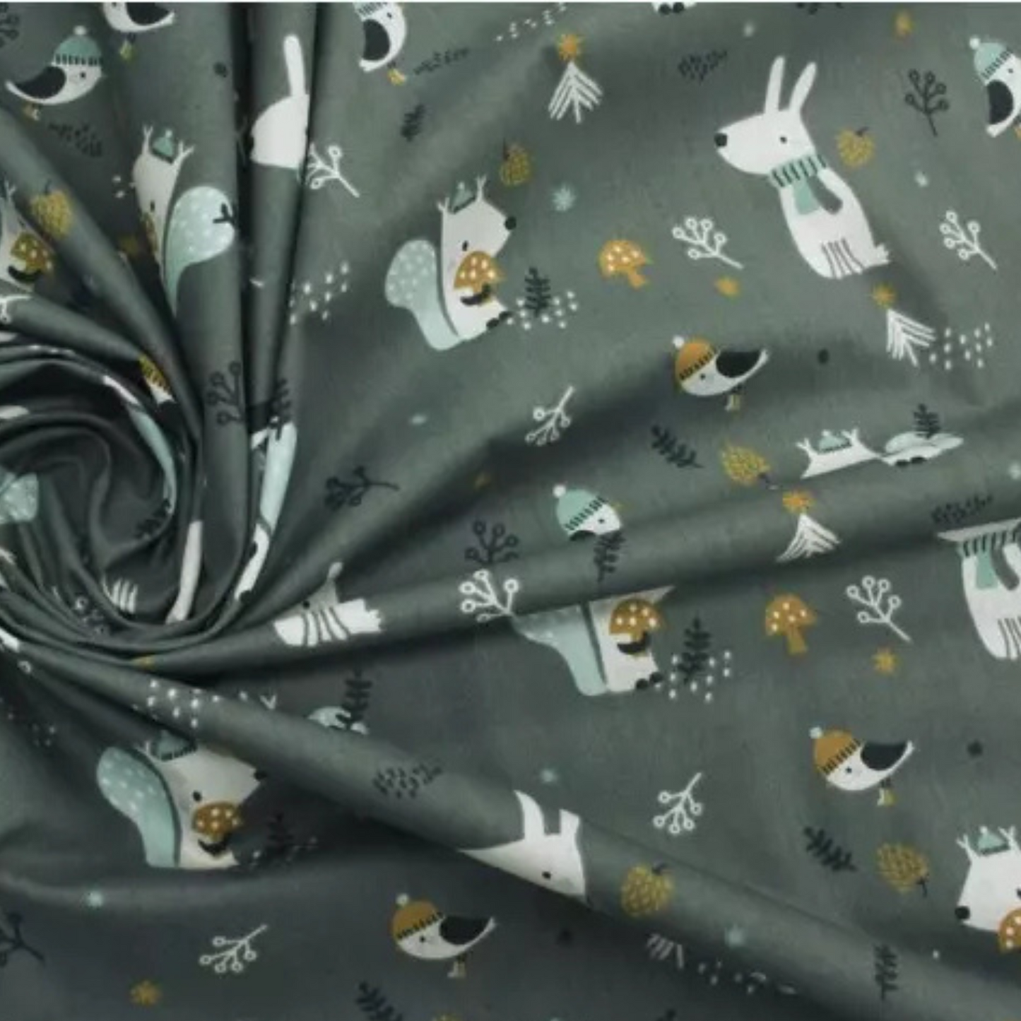 Coupon 50x50cm - Tissu coton Motif animaux