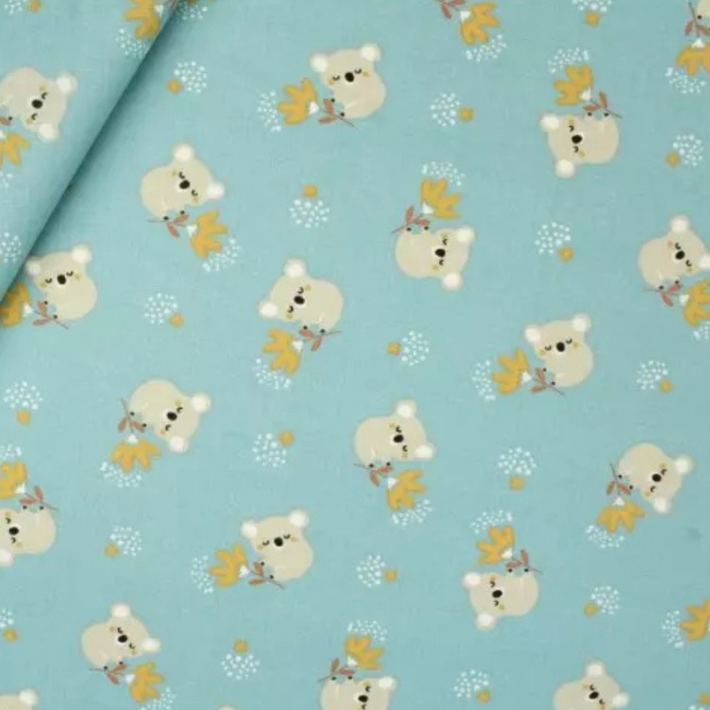 Coupon 50x50cm - Tissu coton Motif koalas