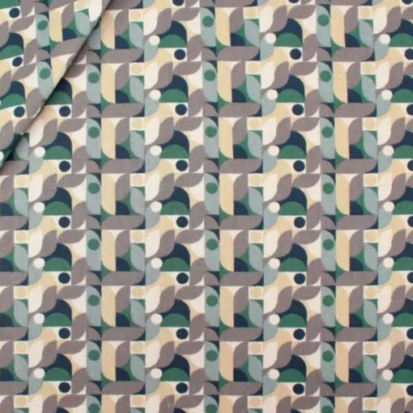 Coupon 45x45cm - Tissu coton Motif formes géométriques