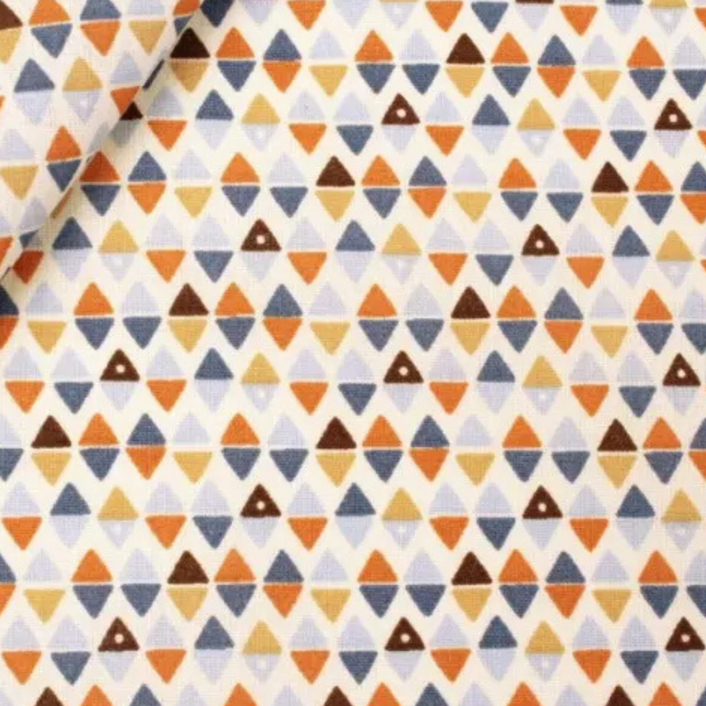 Coupon 50x50cm - Tissu coton Motif triangles