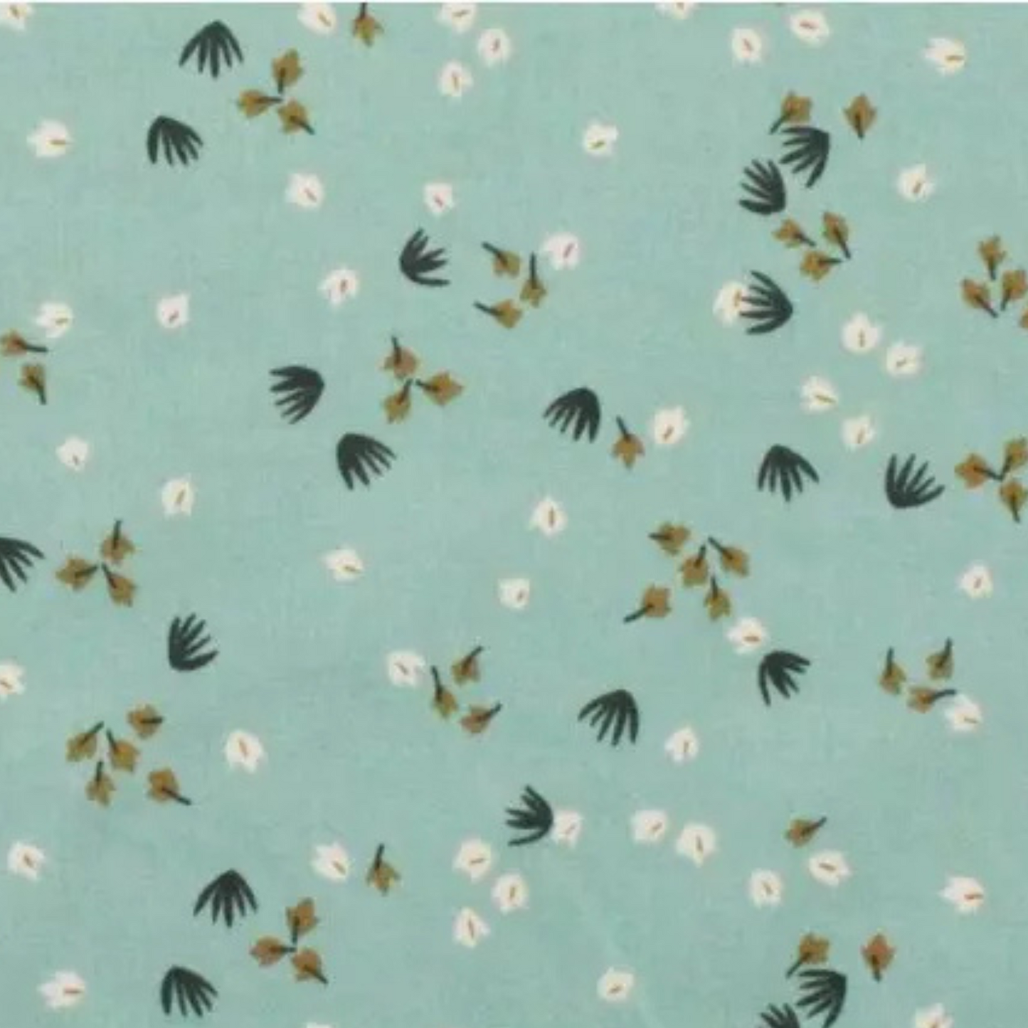 Coupon 50x50cm - Tissu coton Motif fleurs