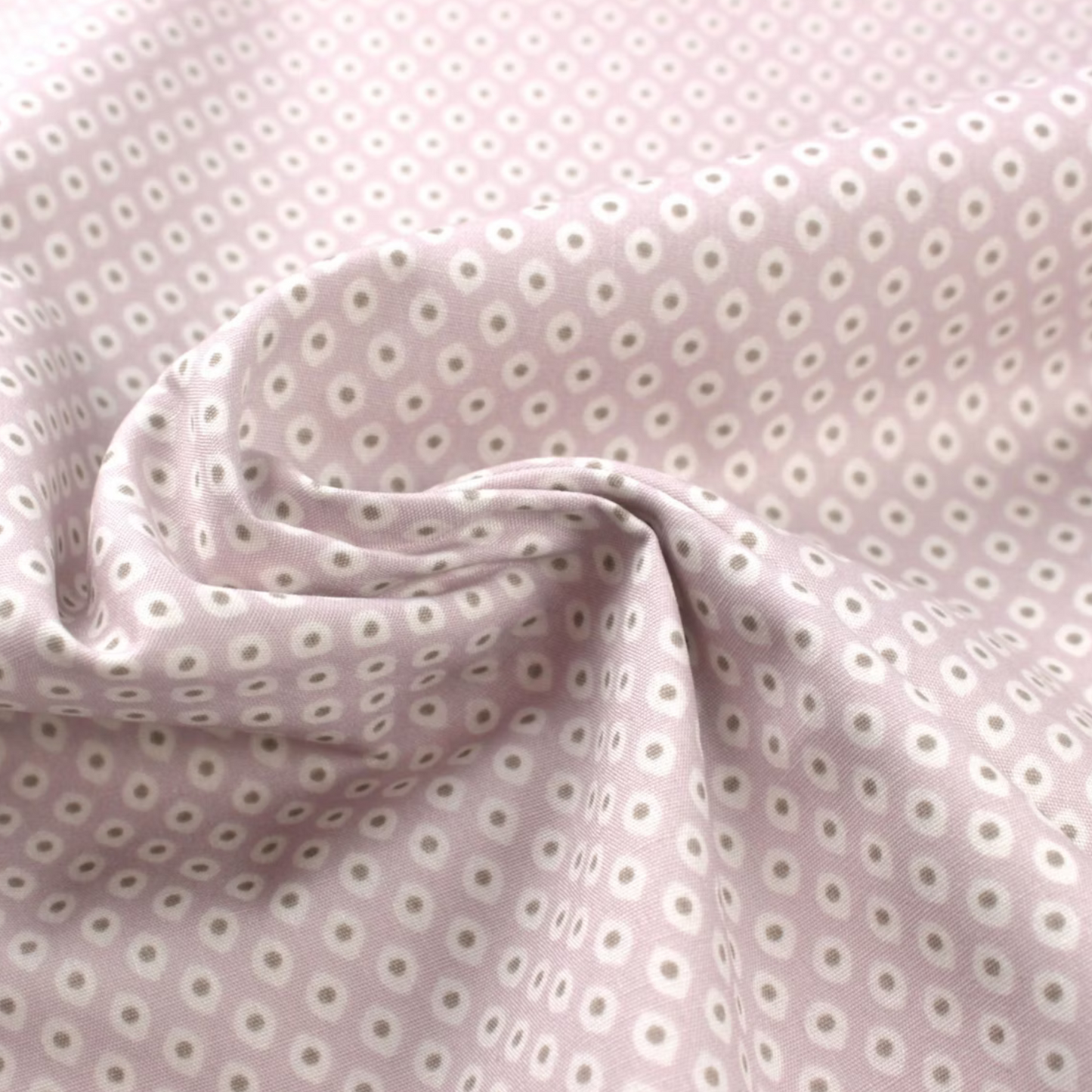 Coupon 45x45cm - Tissu coton Motifs pois
