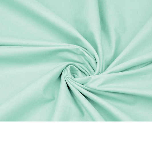 Coupon 50x50cm - Tissu coton menthe uni