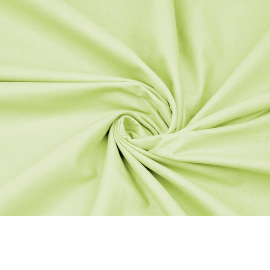 Coupon 50x50cm - Tissu coton vert pistache uni