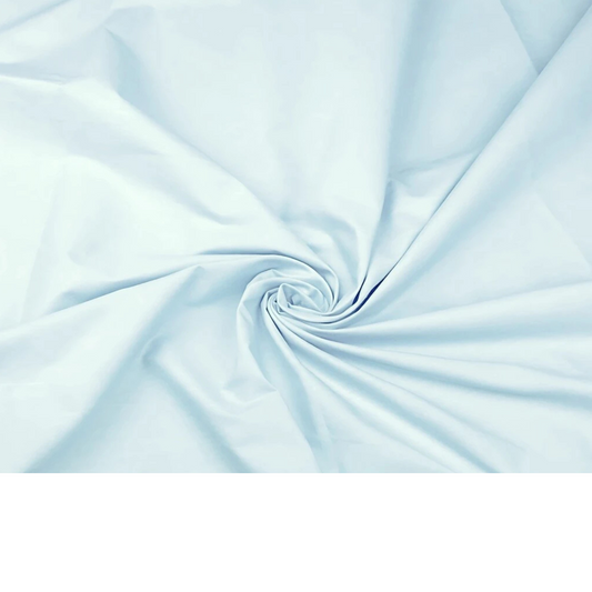 Coupon 50x50cm - Tissu coton bleu clair uni