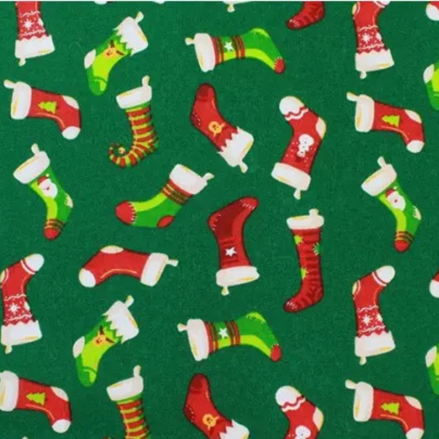 Coupon 45x45cm - Tissu coton Motif Noël