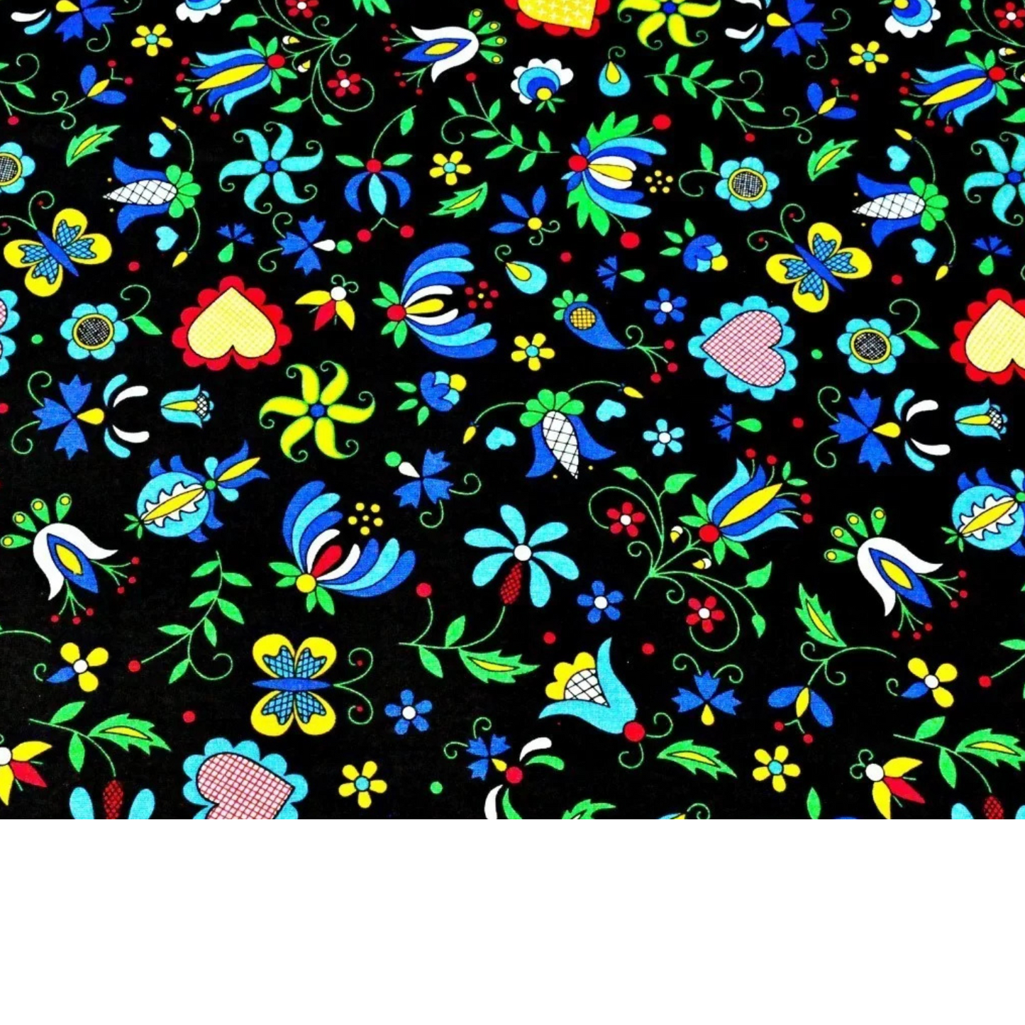 Coupon 50x50cm - Tissu coton Motifs colorés