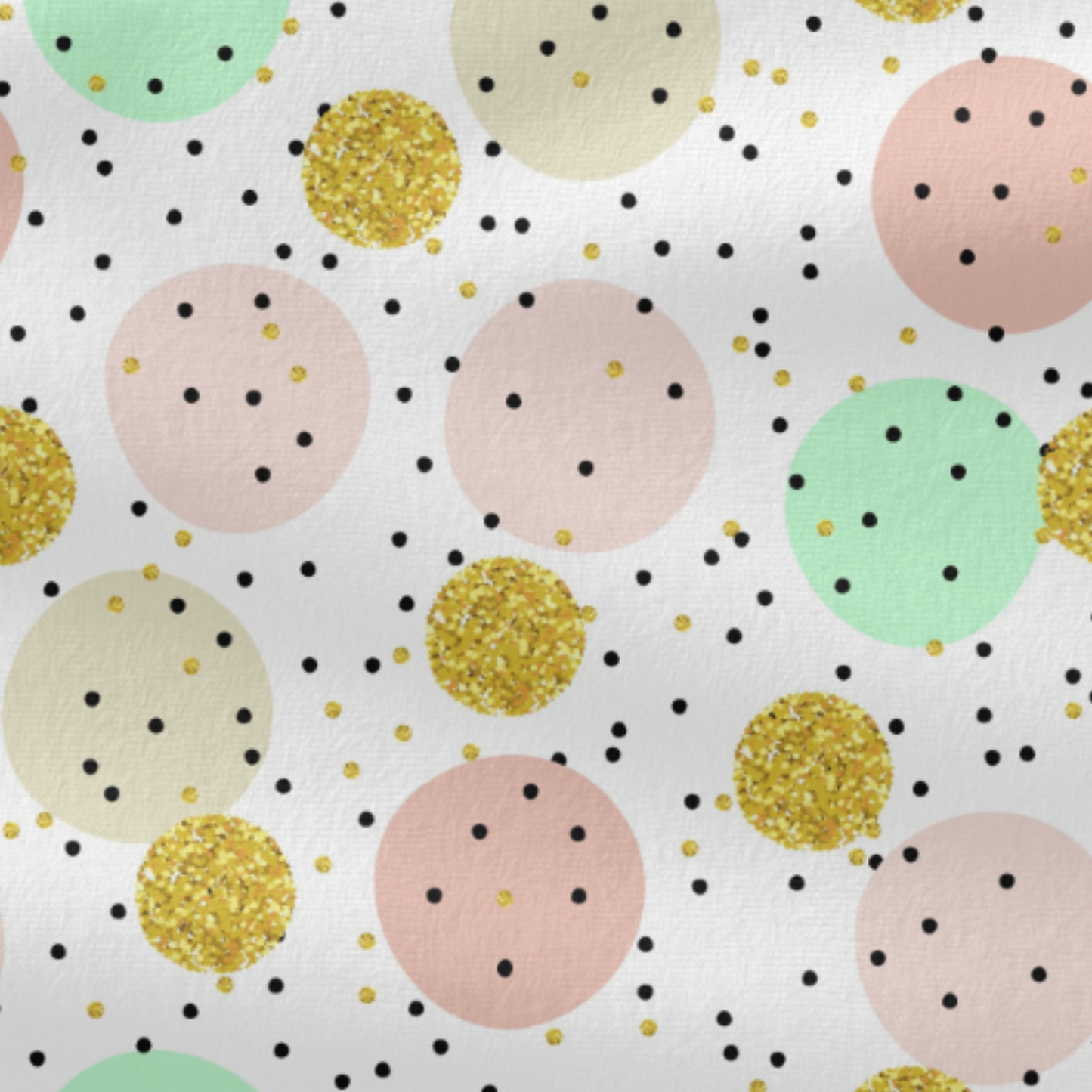 Coupon 50x50cm - Tissu coton Motif pastel