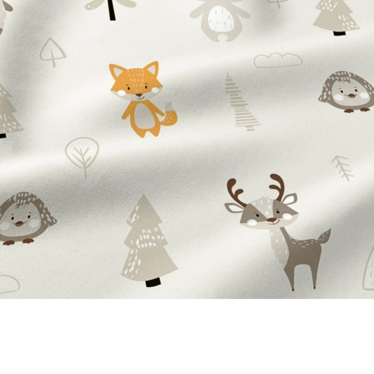 Coupon 50x50cm - Tissu coton Motif animaux