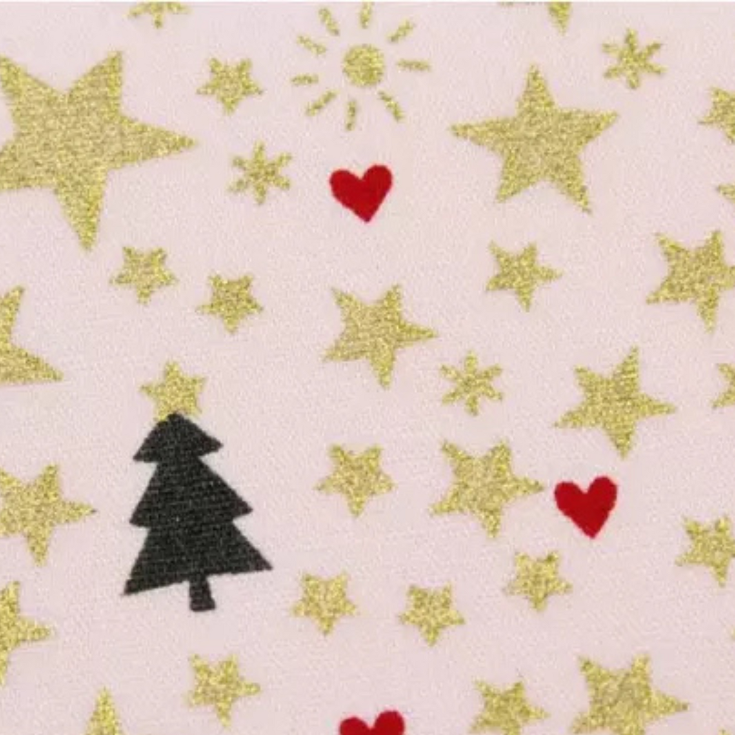 Coupon 45x45cm - Tissu coton Motif Noël