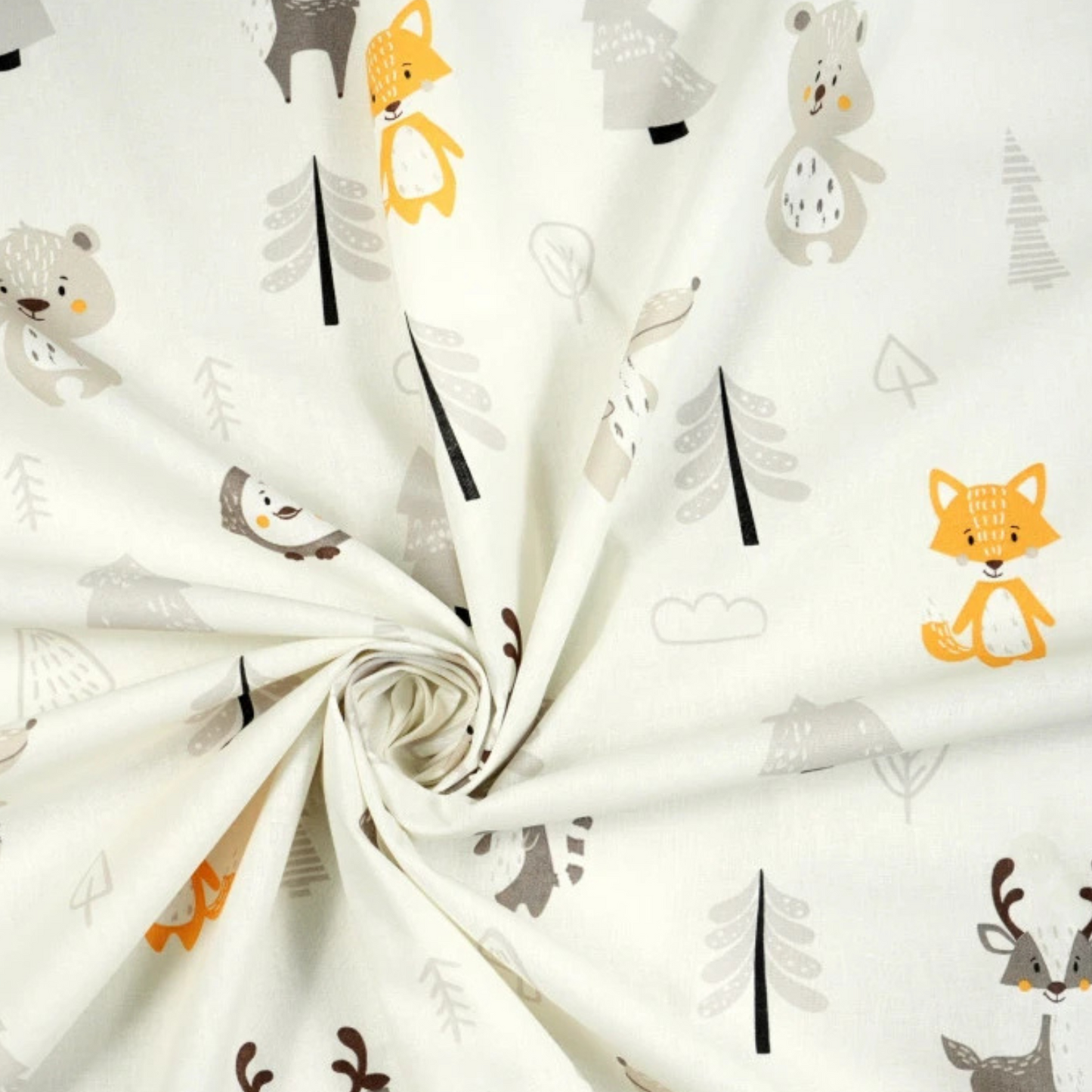 Coupon 50x50cm - Tissu coton Motif animaux