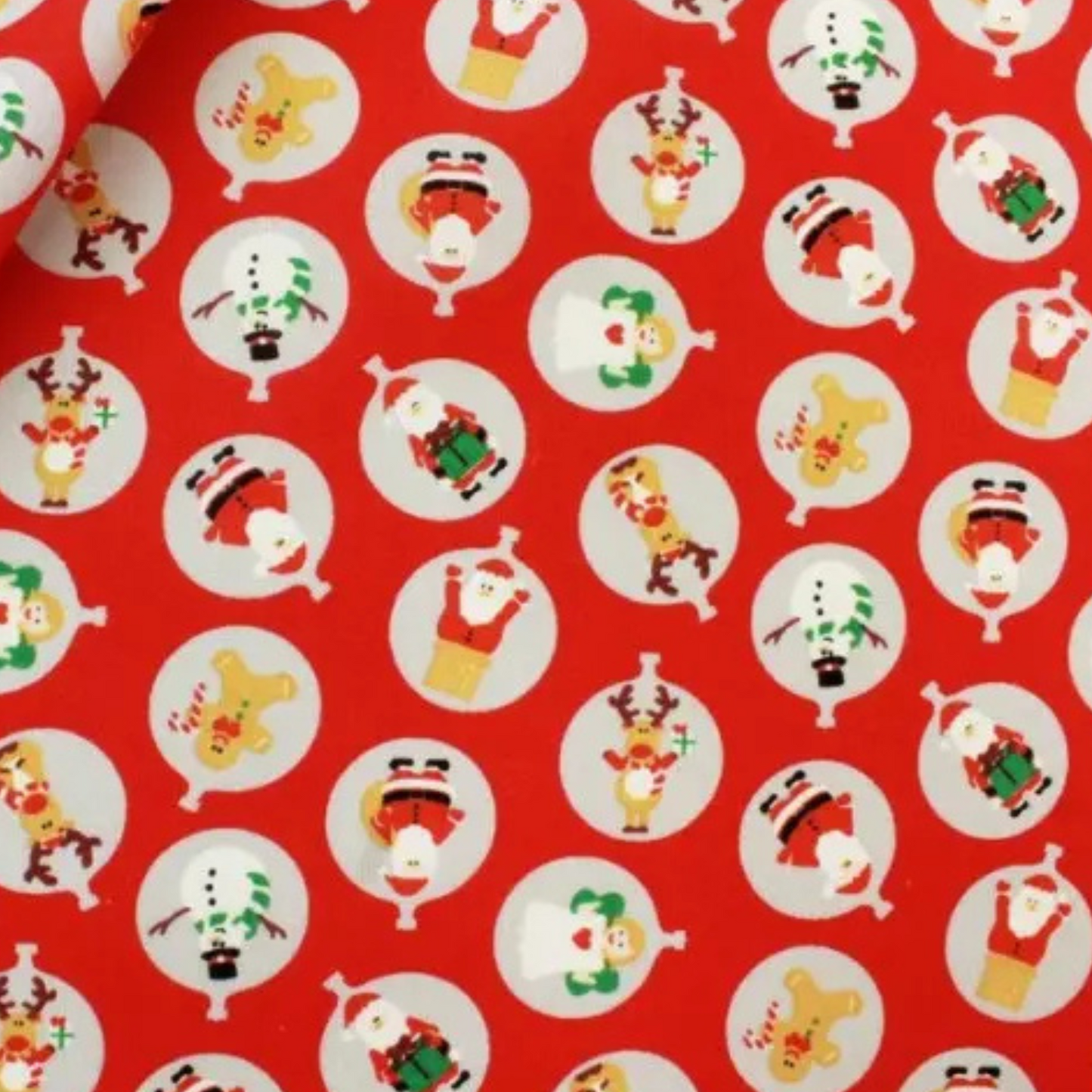 Coupon 45x45cm - Tissu coton Motif Noël