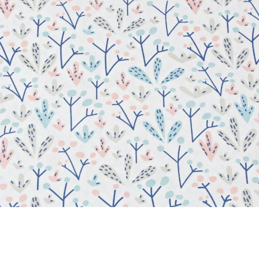 Coupon 50x50cm - Tissu coton Motif fleurs