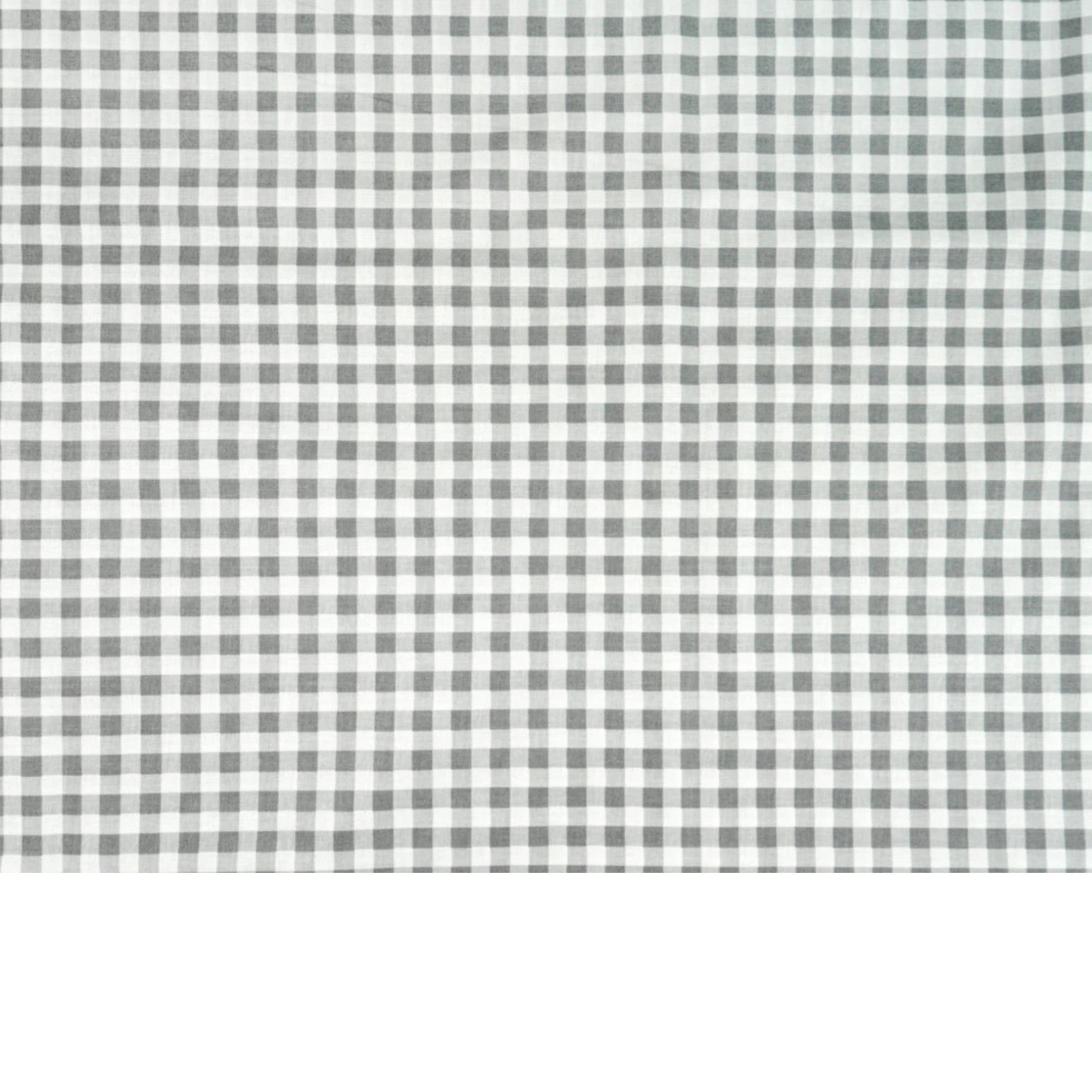 Coupon 50x50cm - Tissu coton Motif carreaux gris