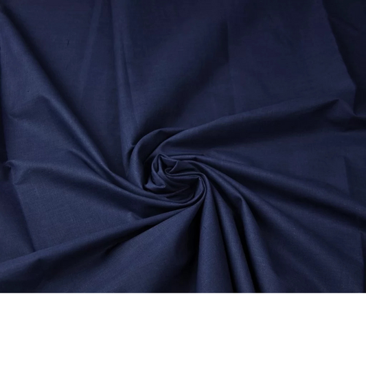 Coupon 50x50cm - Tissu coton bleu marine uni