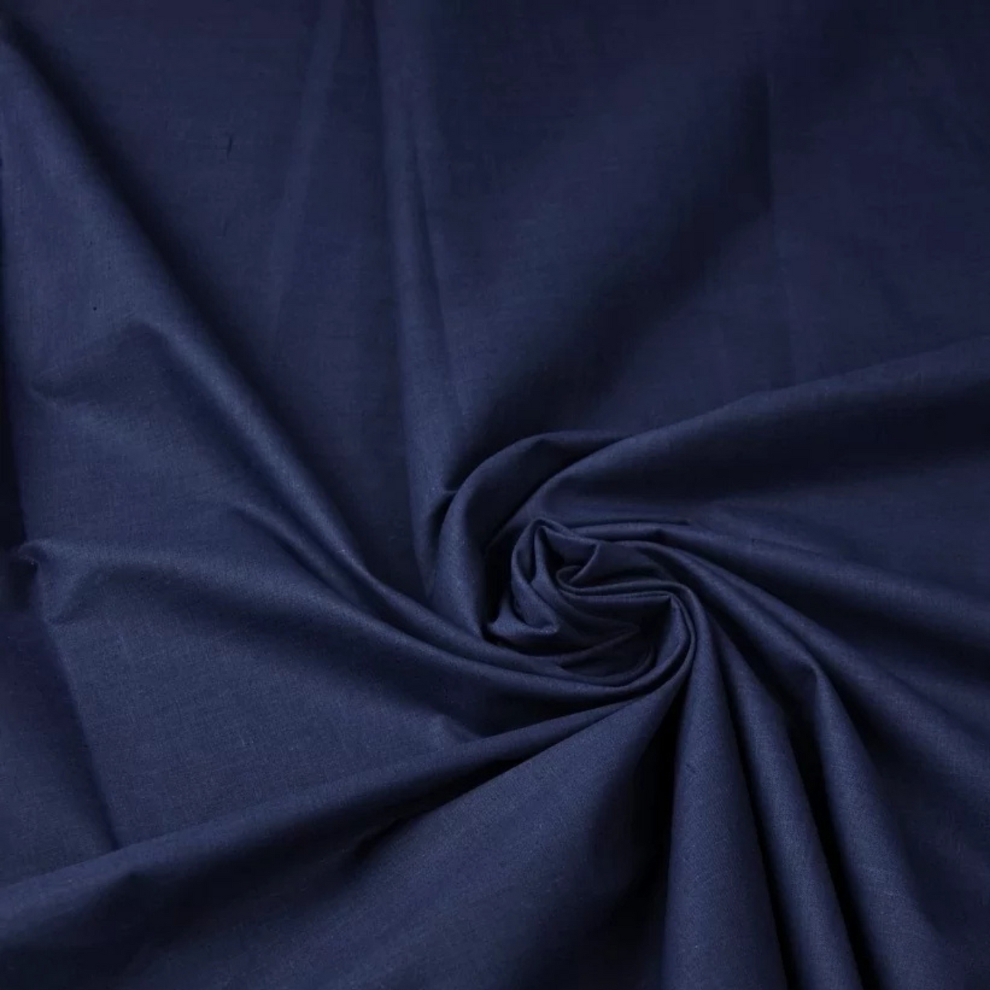 Coupon 50x50cm - Tissu coton bleu marine uni