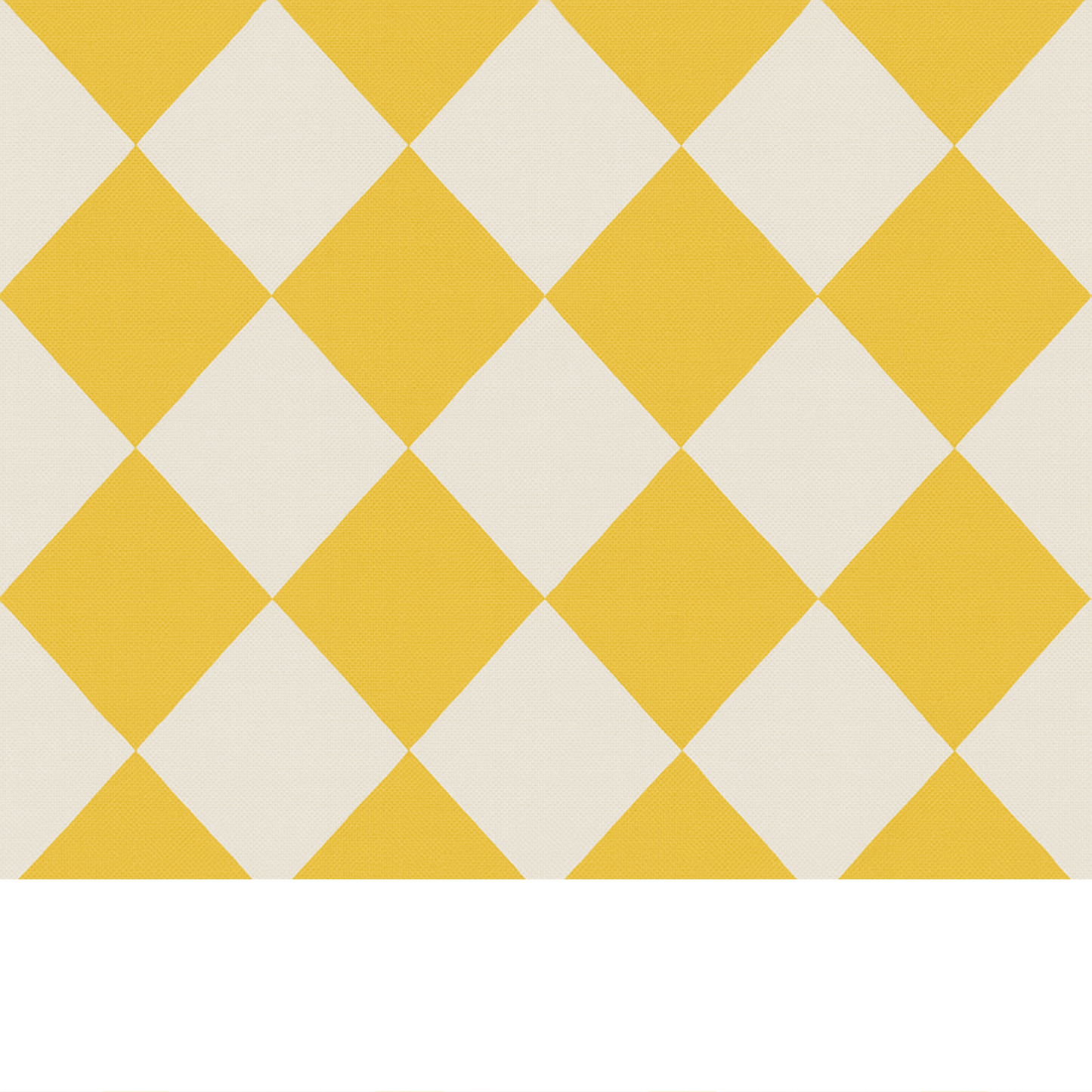 Coupon 45x45cm - Tissu coton Motif géométrique jaune