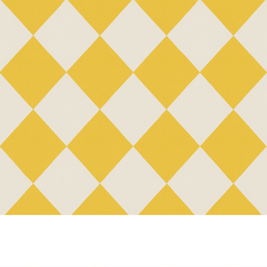 Coupon 45x45cm - Tissu coton Motif géométrique jaune