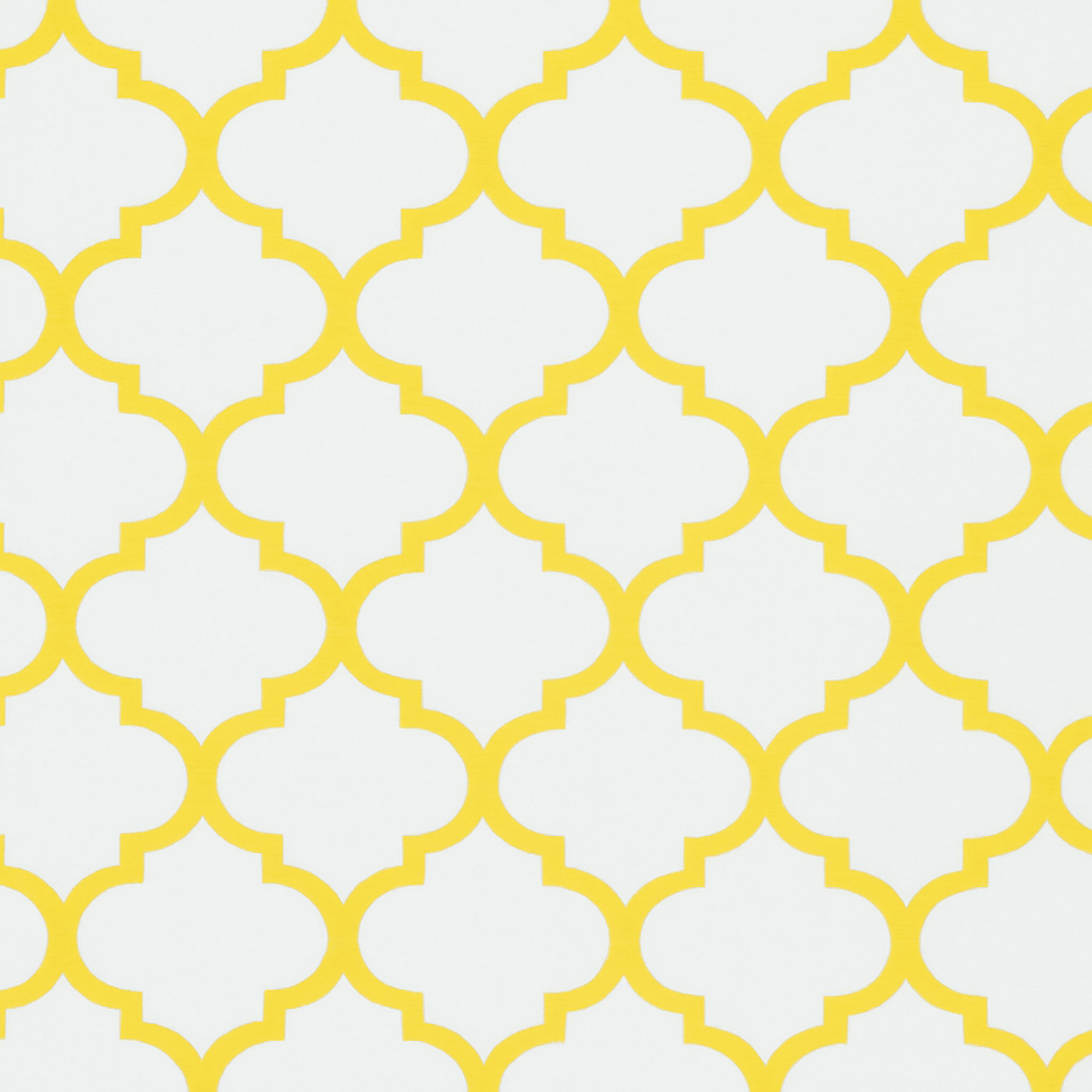 Coupon 45x45cm - Tissu coton Motif jaune/blanc