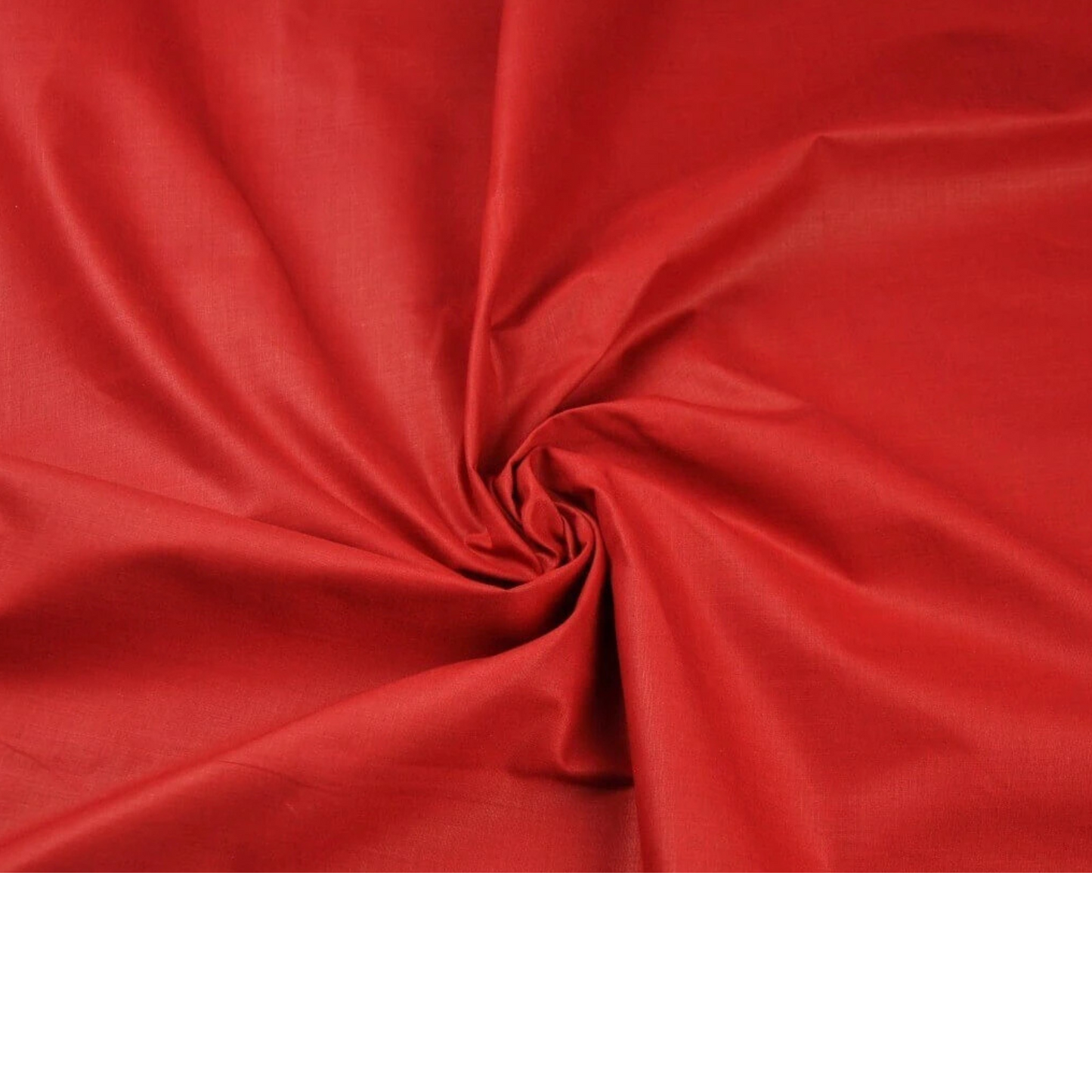 Coupon 50x50cm - Tissu coton rouge uni