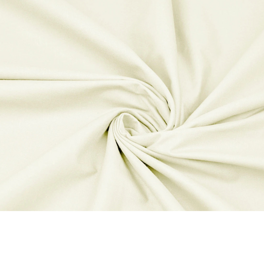 Coupon 50x50cm - Tissu coton écru uni