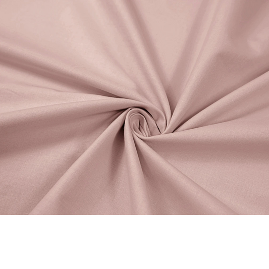 Coupon 50x50cm - Tissu coton vieux rose uni