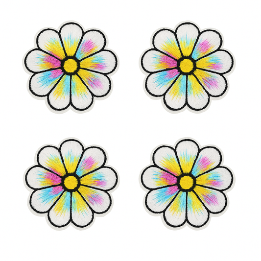 Lot de 4 Patch écusson thermocollant