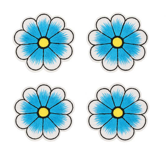 Lot de 4 Patch écusson thermocollant